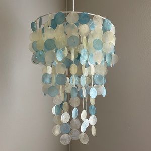 Pbteen capiz chandelier